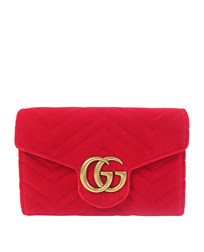 GG Marmont Chain Wallet, front view